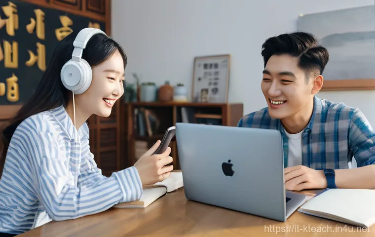 한국어교원 시험 합격 전략 - **Prompt:** A focused young adult, in their mid-20s, with short, neat hair, sits at a clean, well-li...